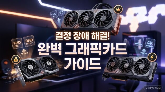 2026년 모니터 해상도 및 예산별 최적의 그래픽카드 추천 가이드 (RTX 5060 Ti 부터 RTX 5090까지)