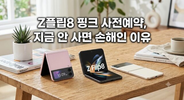 갤럭시 Z플립8 핑크, 크림, 그라파이트 색상 라인업과 쿠팡 사전구매 더블 스토리지 혜택 안내 스니펫