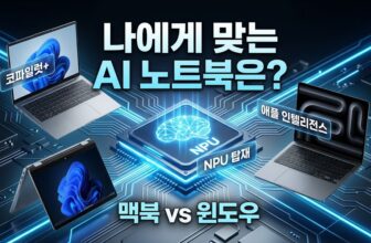 인터넷 없이 구동되는 온디바이스 AI NPU 칩셋 탑재 2026년형 AI PC 노트북 추천 가이드 및 윈도우 코파일럿 플러스 삼성 갤럭시북5 프로, 애플 인텔리전스 맥북 프로 M5, 초경량 LG 그램 프로 16 스펙 TOPS 비교 분석 스니펫