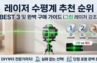 2026년 그린 레이저 수평계 브랜드별 추천 순위 및 성능 비교 가이드 대표 이미지