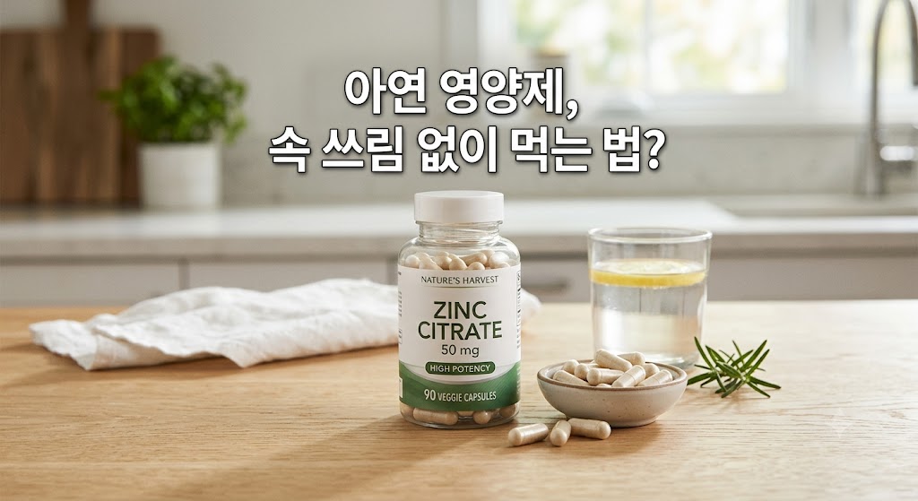공복 속 쓰림과 위장장애를 해결하는 흡수율 높은 뉴트리코어 아연 영양제와 3040 남성 활력을 위한 가성비 솔가 아연 50 추천 순위 및 팩트 대조 스니펫