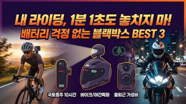 자전거 오토바이 헬멧 블랙박스 바디캠 10시간 루프레코딩 추천 포팩트
