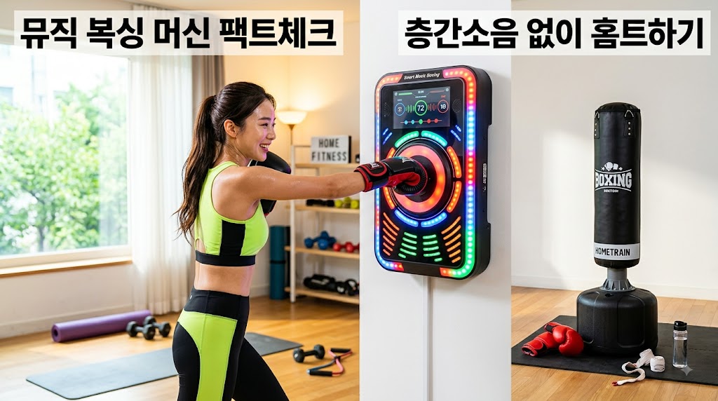 블루투스 뮤직 복싱 머신 아파트 층간소음 문제 및 무소음 스탠딩 샌드백 대안 가이드