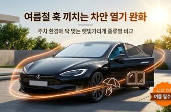 차량 햇빛가리개 추천 2026 TOP 9 앞유리 전좌석 우산형 레일형 타입별 비교