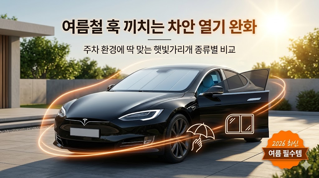 차량 햇빛가리개 추천 2026 TOP 9 앞유리 전좌석 우산형 레일형 타입별 비교