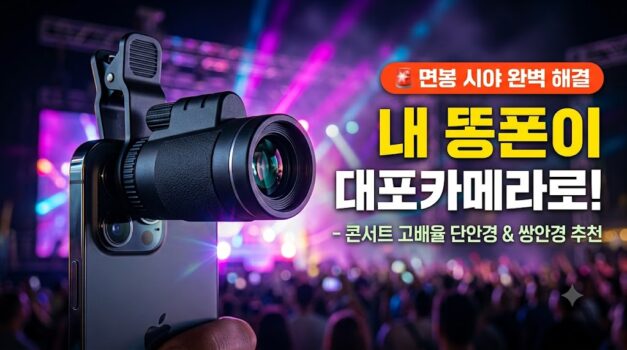 아이돌 콘서트 뮤지컬 관람 고화질 스마트폰 단안경 모노큘라 오페라글라스 쌍안경 추천 썸네일