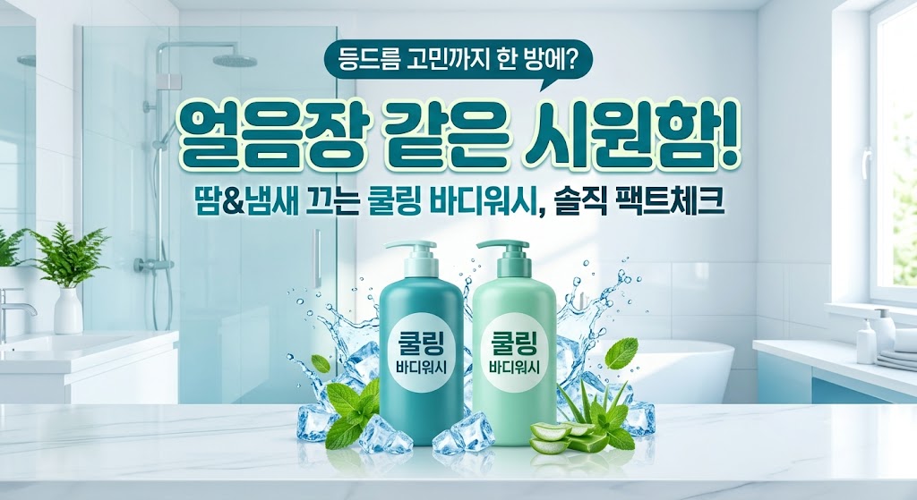 쿨링 바디워시 등드름 기능성 멘톨 닥터브로너스 오프온 비교 추천 리뷰 썸네일