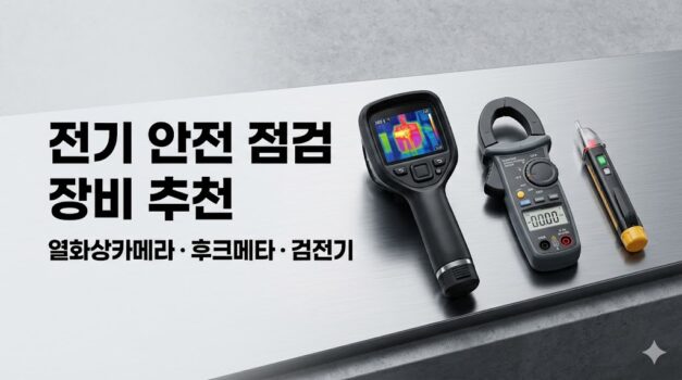 배전반 점검을 위한 열화상 카메라 주사율과 True RMS 클램프 미터 및 비접촉 검전기 추천 비교 가이드