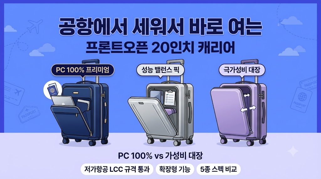 해외여행 장기 체류 및 이민 유학을 위한 위탁 수하물 전용 24인치 28인치 대형 캐리어 추천. 파손을 완벽히 방어하는 100% PC 재질과 알루미늄 프레임 대장급 스펙 대조 팩트 체크 스니펫