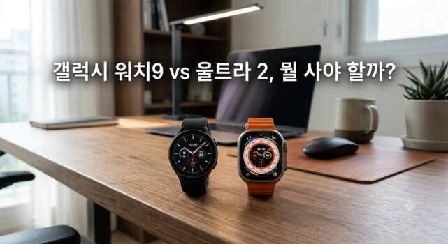 갤럭시 워치9 블루투스와 워치 울트라 2 배터리 스펙 비교