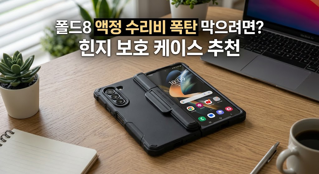갤럭시 Z 폴드8 힌지 보호 케이스 장단점 비교