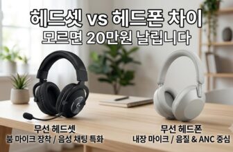 무선 게이밍 헤드셋과 블루투스 노이즈캔슬링 헤드폰의 결정적 차이점 비교 및 로지텍 G733, 소니 WH-1000XM5 용도별 추천 3대장 매칭 스니펫