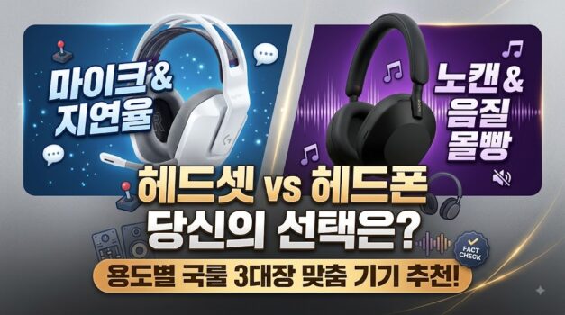 헤드셋 헤드폰 차이 무선 게이밍 지연속도 소니 로지텍 비교