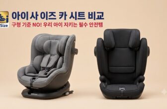 유럽 최신 안전 기준 아이사이즈(i-Size) 인증을 통과한 신생아 및 주니어 카시트 추천 (뉴나, 다이치, 맥시코시) 비교 이미지