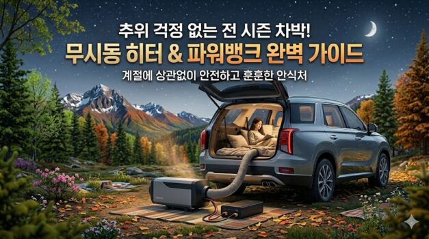 안전한 캠핑과 차박 난방을 위한 12V 일체형 무시동 히터 비교 및 전력 계산 가이드