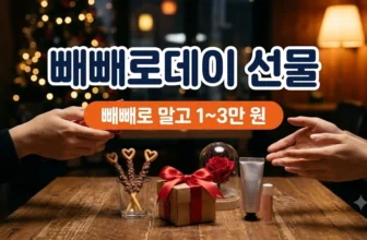 빼빼로데이 커플 선물