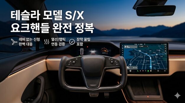 테슬라 모델 S 및 모델 X 리프레시 전용 요크핸들 교체 가이드 및 제품 추천 썸네일
