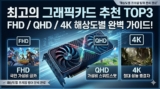 2026 그래픽카드 추천 순위 TOP 3 — 잘못 사면 300만 원 날립니다