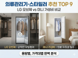 의류관리기·스타일러 추천 TOP 9｜LG 오브제 vs 미니 가성비 비교