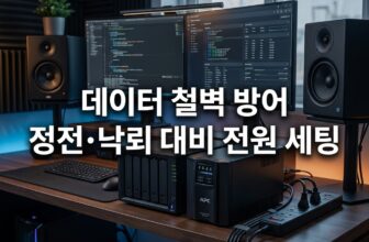 데이터 보호 및 낙뢰 정전 대비를 위한 무정전 전원장치 UPS 및 서지 프로텍터 세팅 가이드 썸네일