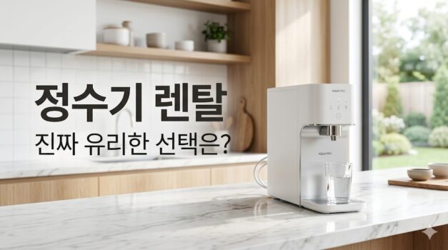 2026년 정수기 렌탈 추천 브랜드 코웨이 청호 쿠쿠 비교 및 일시불 가이드