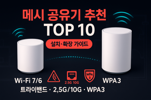 메시-공유기-추천-top10-설치-확장-가이드-tri-band-2-5g-wpa3
