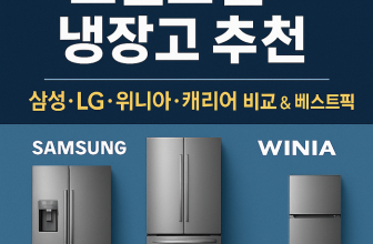 브랜드별-냉장고-추천-2025